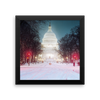 Midnight at the Capitol (R-1) Framed photo paper poster