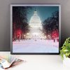 Midnight at the Capitol (R-1) Framed photo paper poster